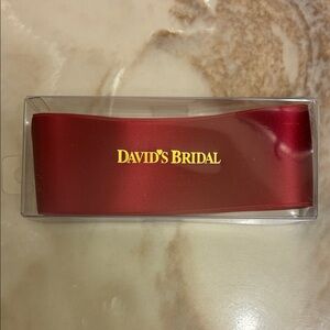 Beautiful Apple Red David's Bridal Satin 2in. Ribbon